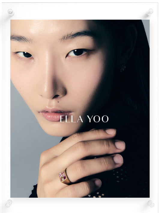 Poetic Mind Ruby Ring - 14k Plated Gold