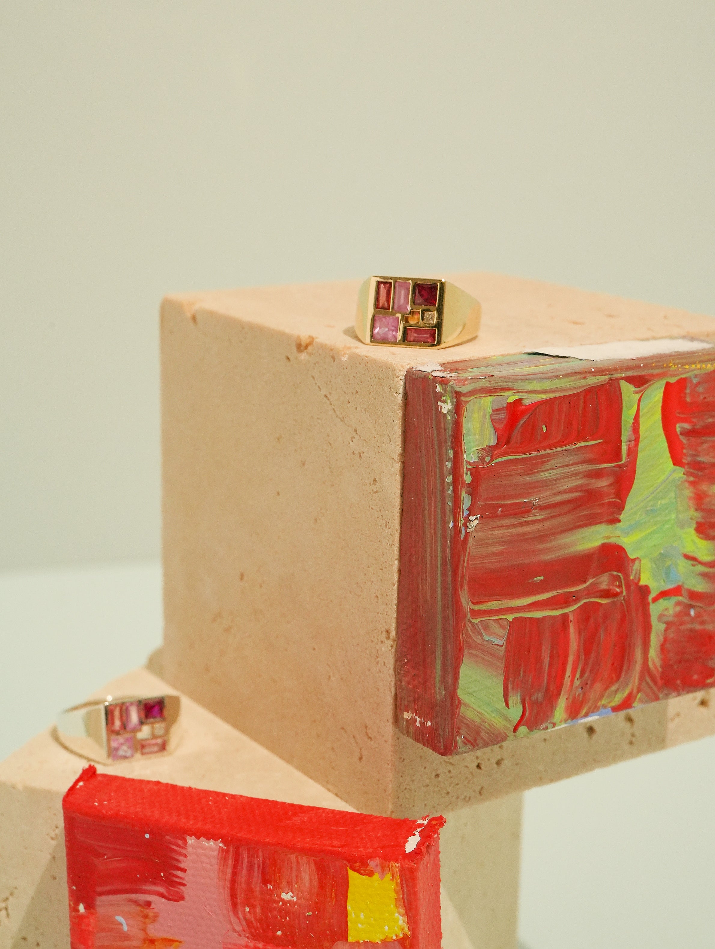 Poetic Mind Ruby Ring - 14k Yellow Gold