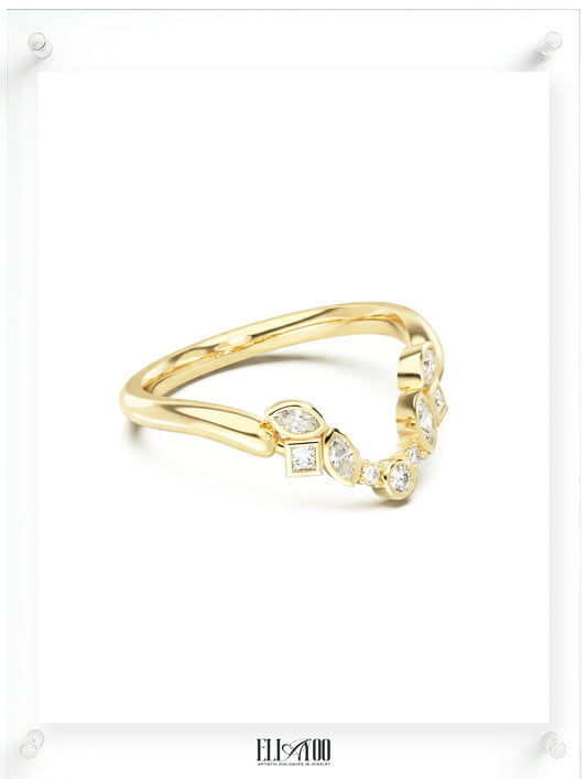 Staccato Glow Stackable Ring