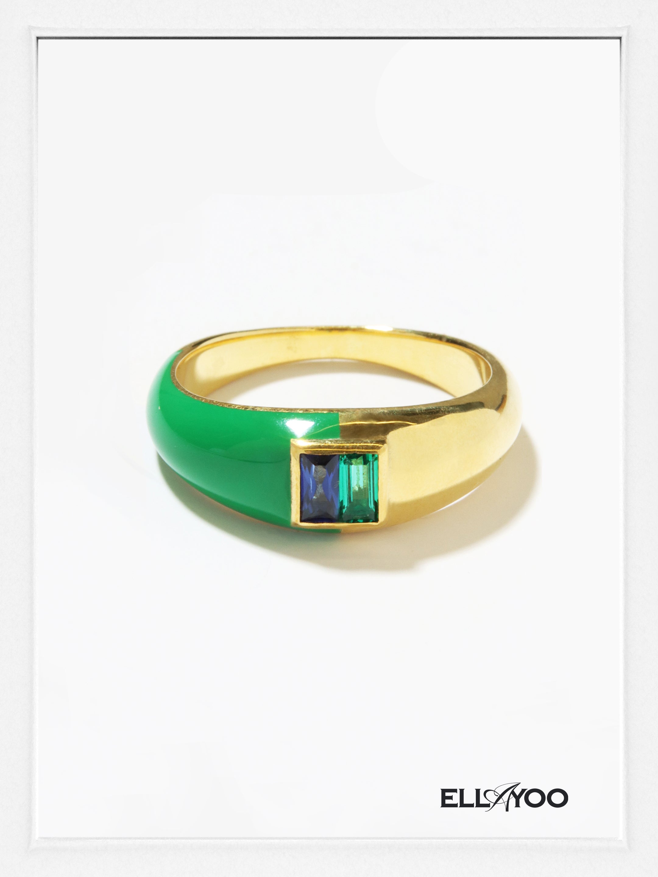 Eclipse Blue Green Ring