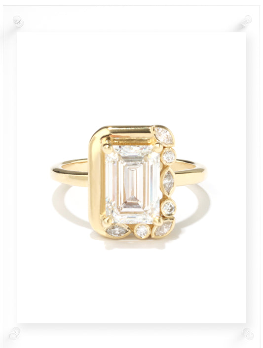 Just Us Diamond & Moissanite Ring