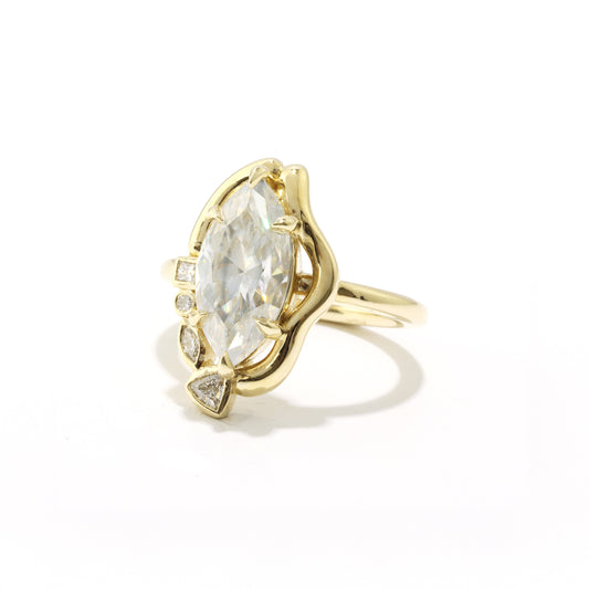Lumarie Diamond & Moissanite Ring