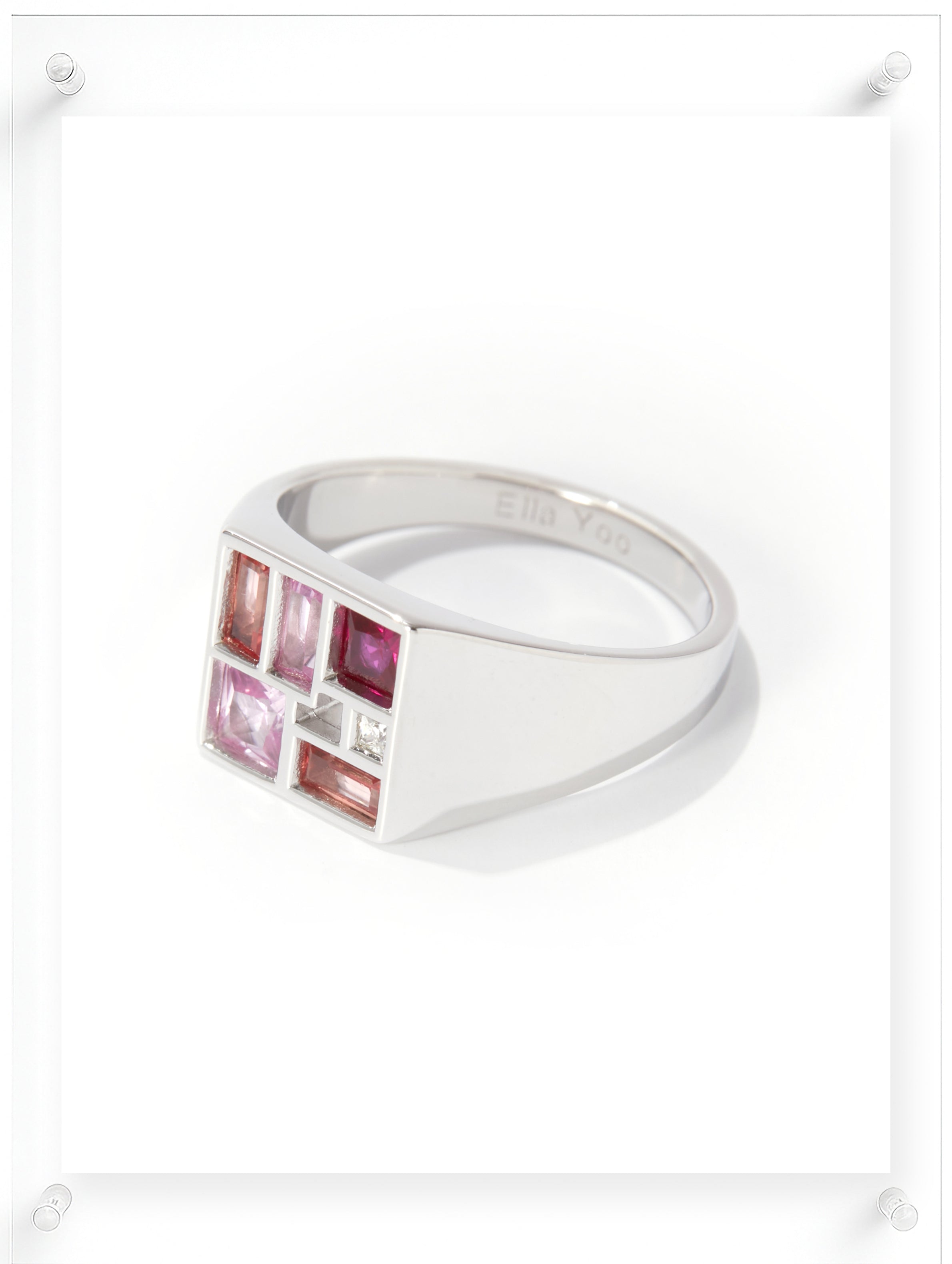 Anillo de rubí Poetic Mind - Oro amarillo de 14 k 