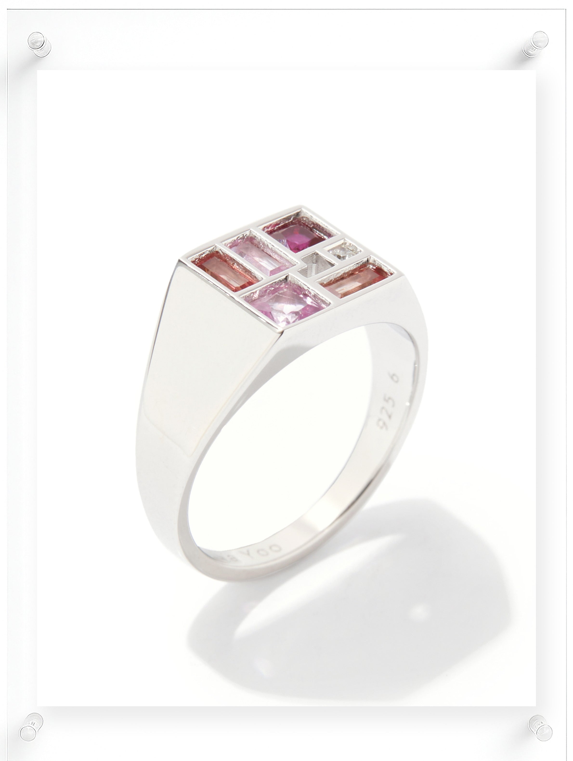 Poetic Mind Ruby Ring - Sterling Silver