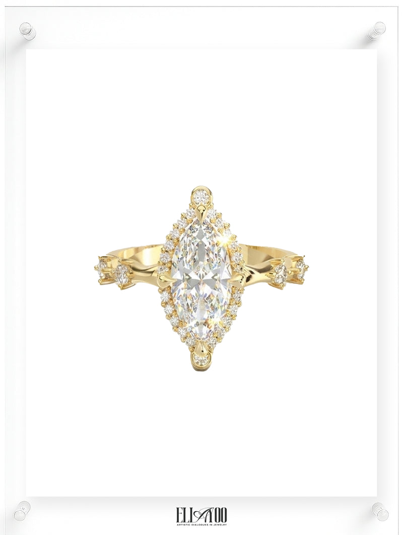 Rococo Monologue Diamond Ring
