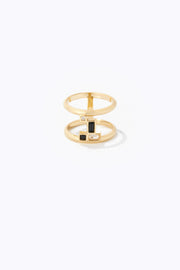 Gentle Mind Black Onyx Ring - 14k Yellow Gold