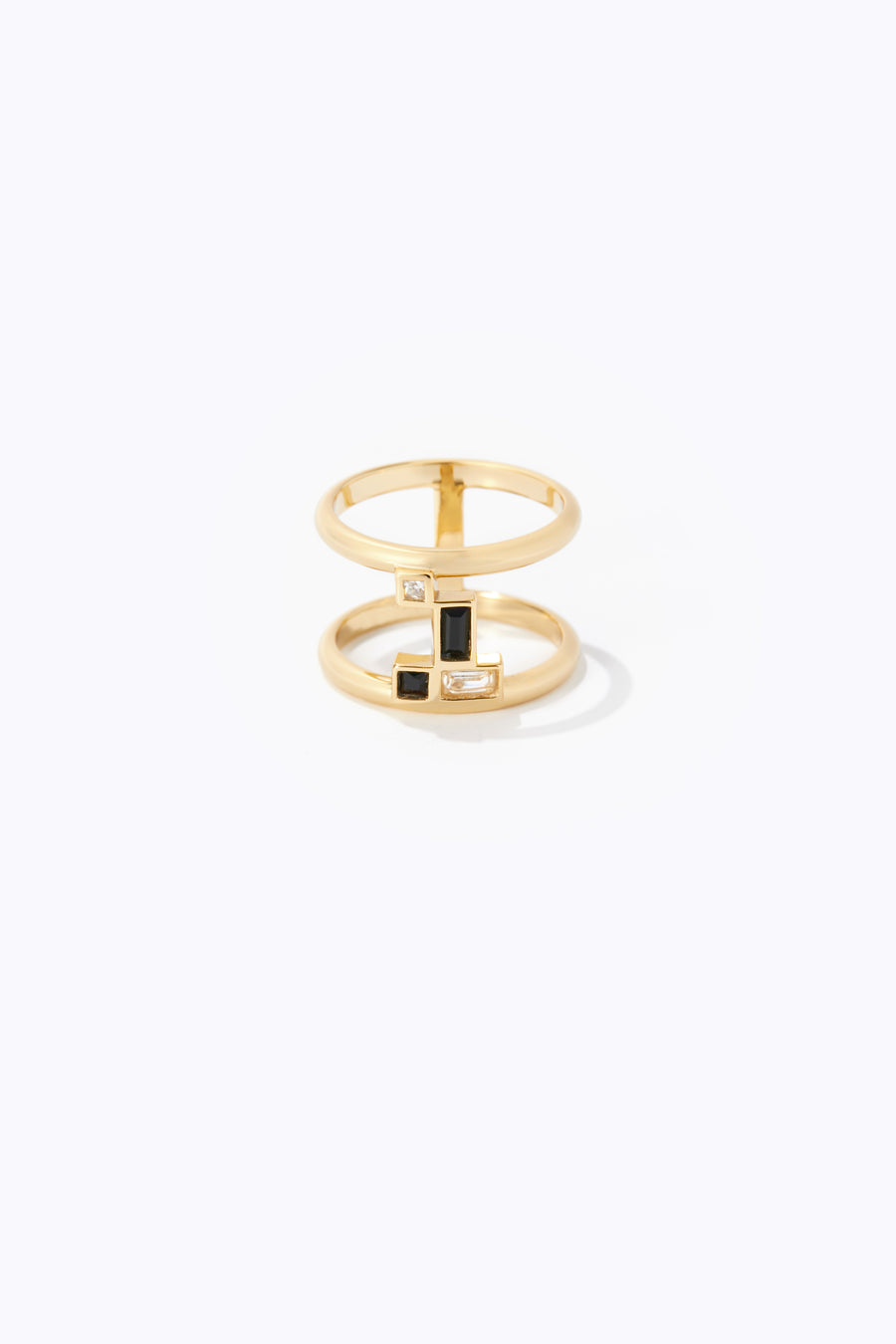 Gentle Mind Black Onyx Ring - 14k Yellow Gold