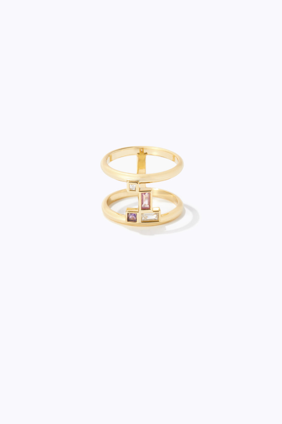 Gentle Mind Pink Sapphire Ring - 14k Yellow Gold