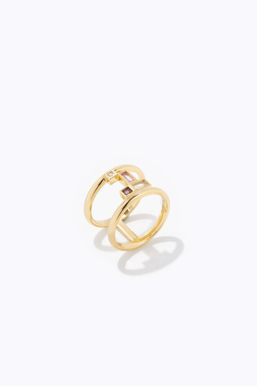 Gentle Mind Pink Sapphire Ring - 14k Yellow Gold