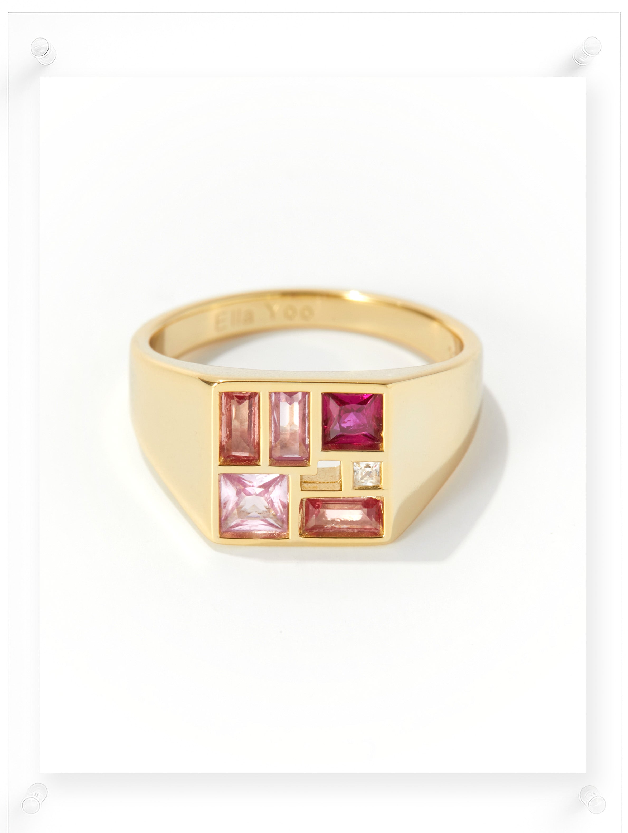 Poetic Mind Ruby Ring - 14k Yellow Gold