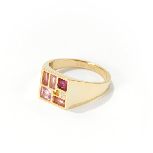 Poetic Mind Ruby Ring - 14k Yellow Gold