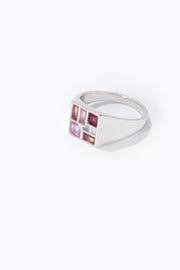 Poetic Mind Ruby Ring - 14k Platinum