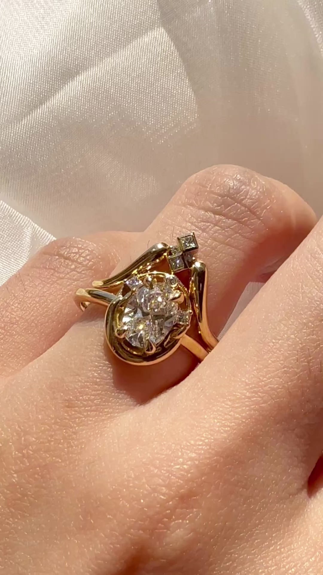 Linked Souls Diamond Ring
